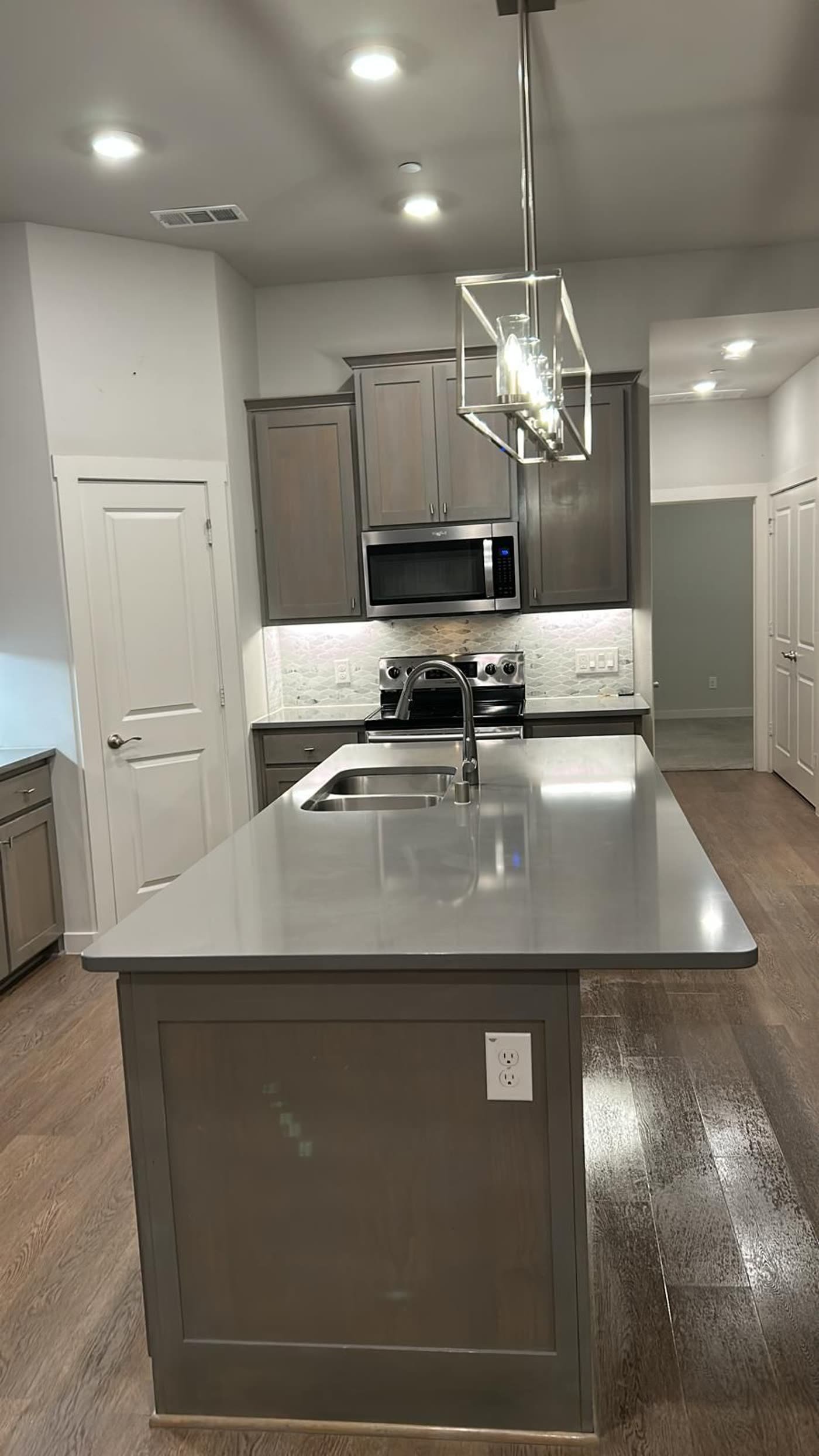 Detailed kitchen cabinet and appliance cleaning
